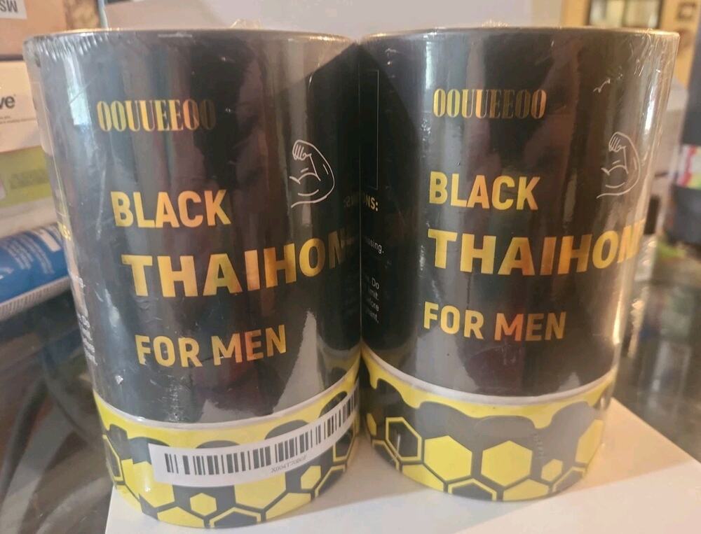 2 Pack Black Thaihoney For Men 30 Servings Exp 11/2027 Sealed